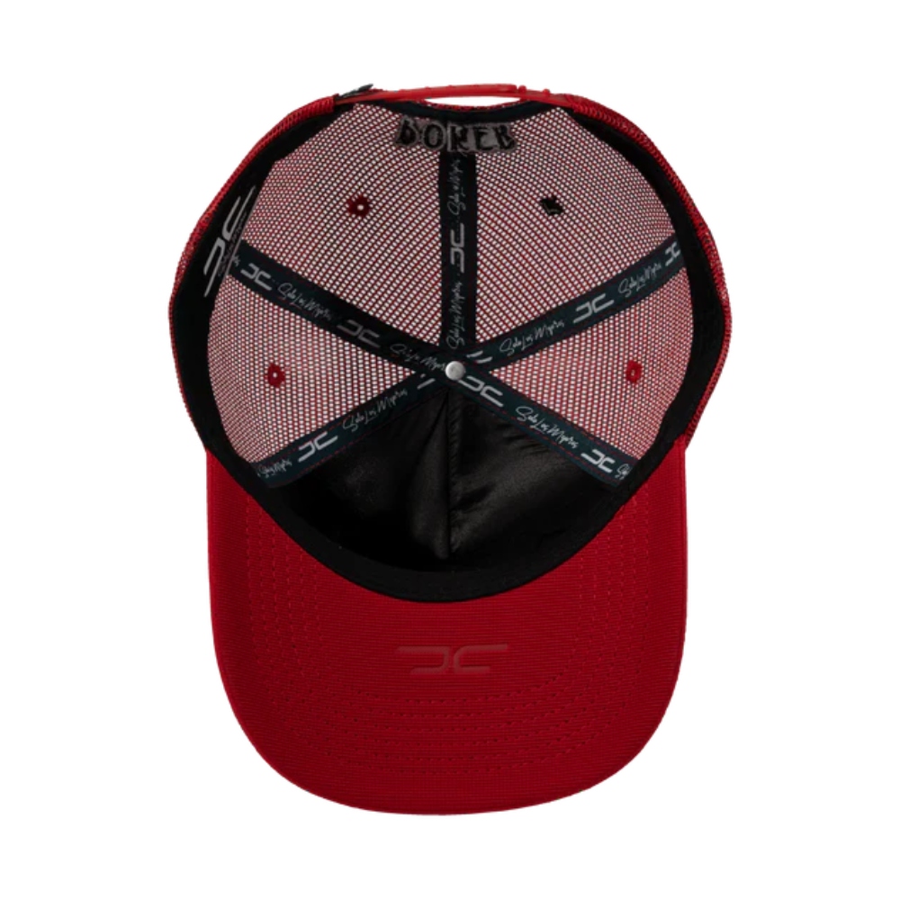  Gorra JC HATS Poker curva rojo unisex 001696