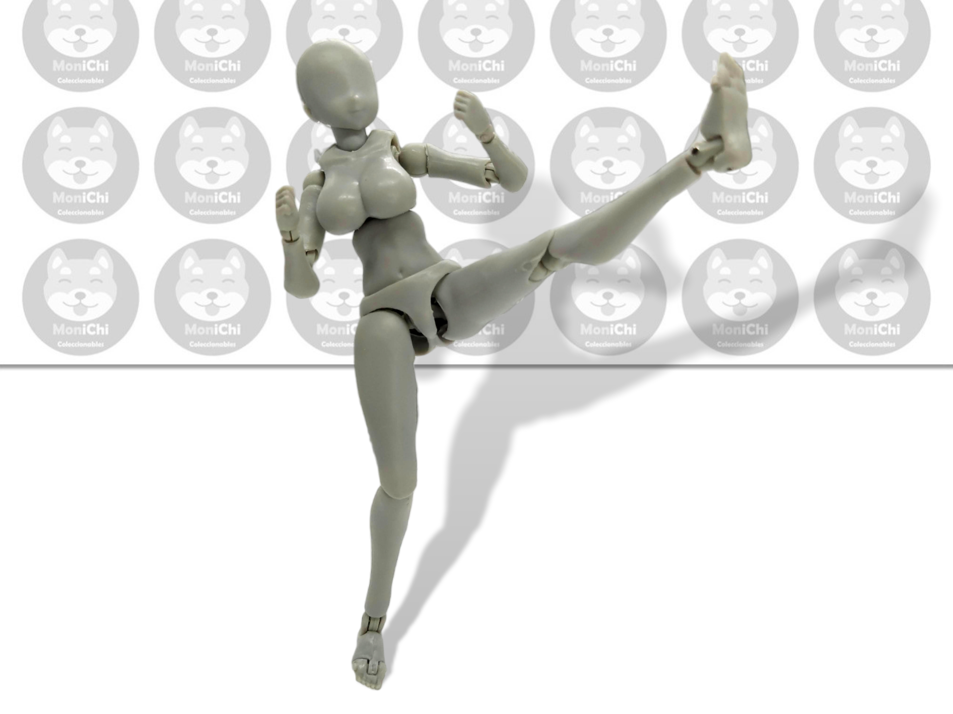 Body Chan Plus Grey Gris Female Mujer Maniqui Figura Dibujo