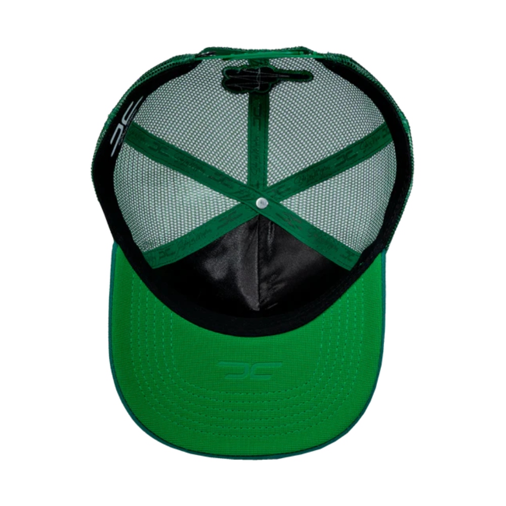  Gorra JC HATS Rey curva verde unisex 001688