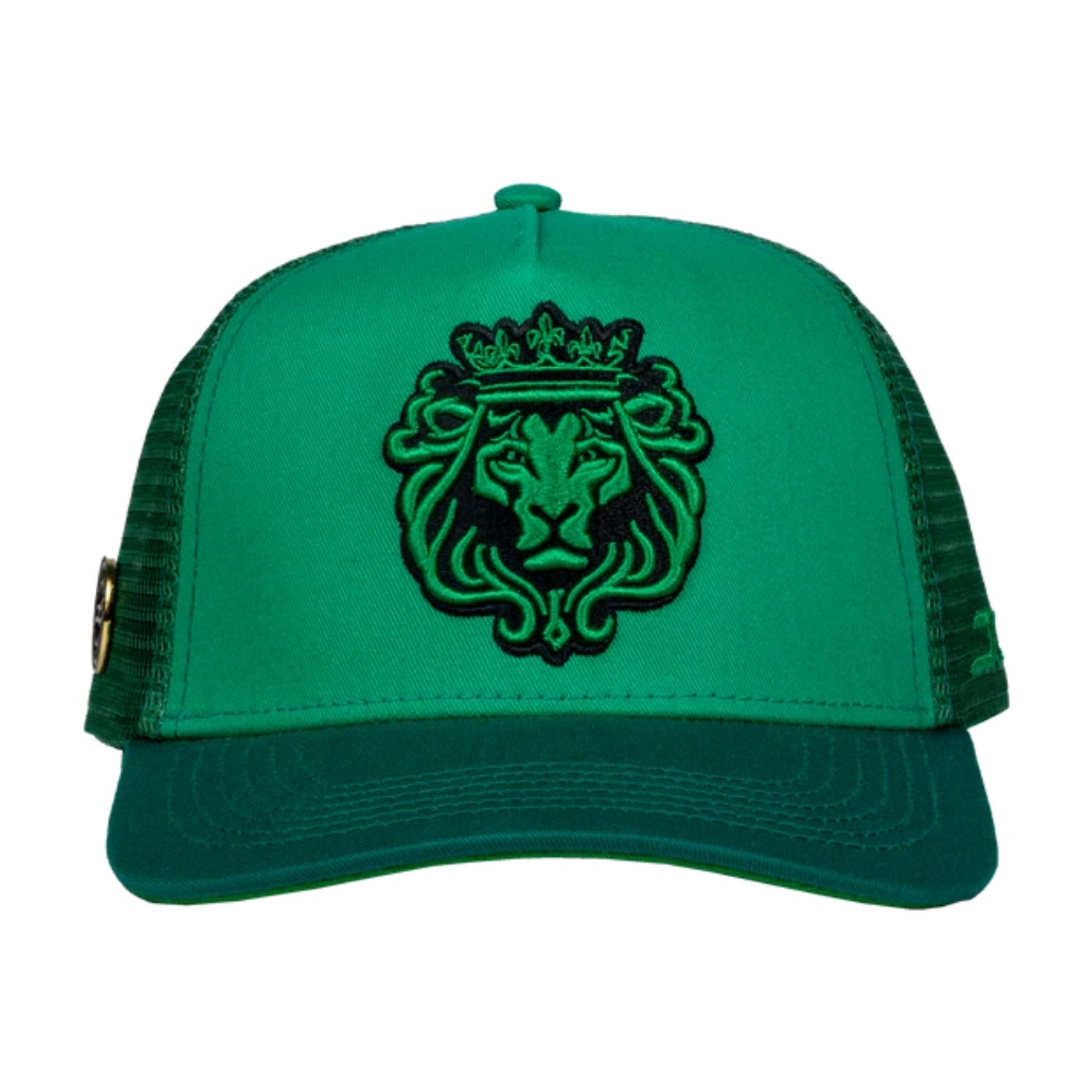  Gorra JC HATS Rey curva verde unisex 001688