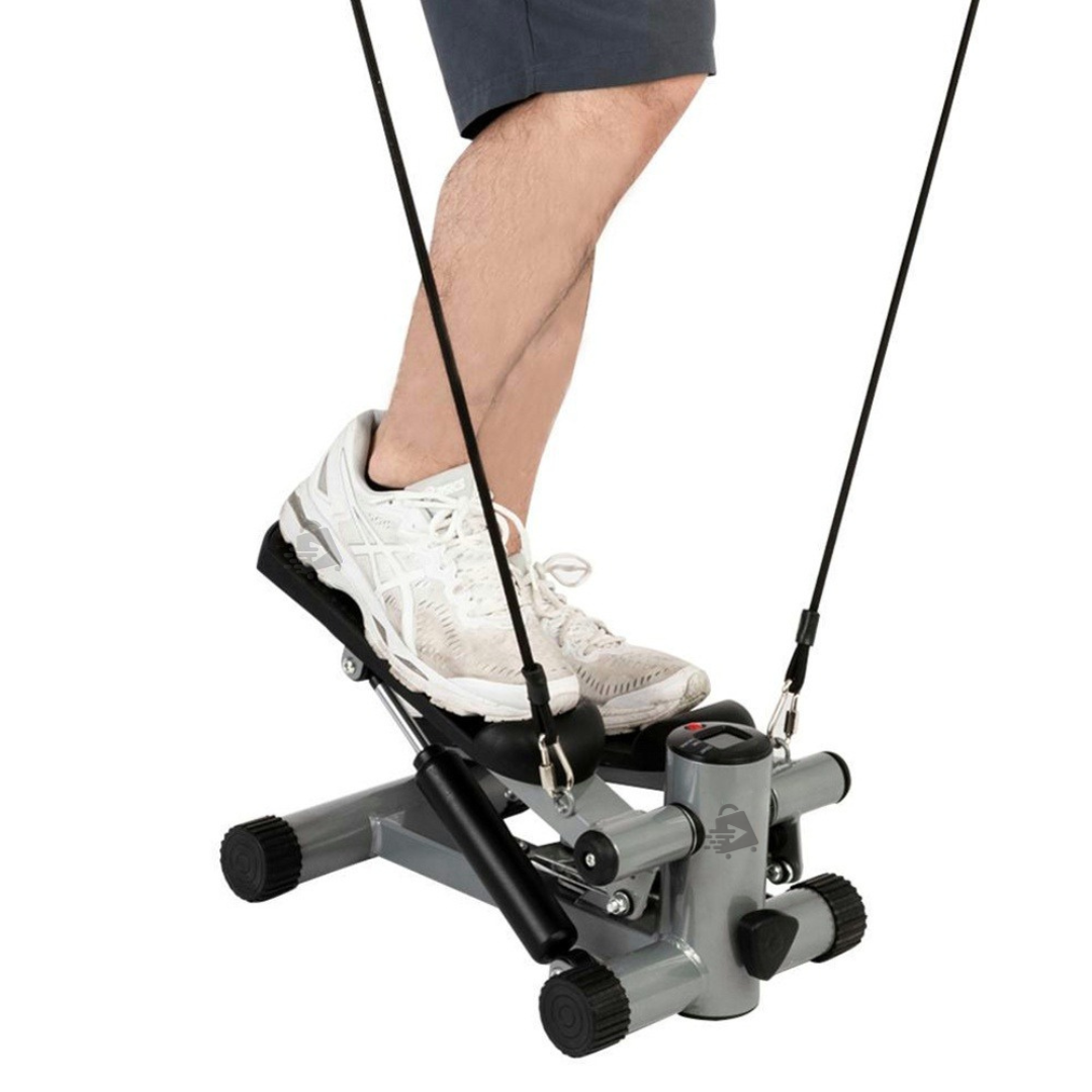 Mini Elíptica Escaladora Con Ligas De Resistencia Portátil Con Pantalla LCD