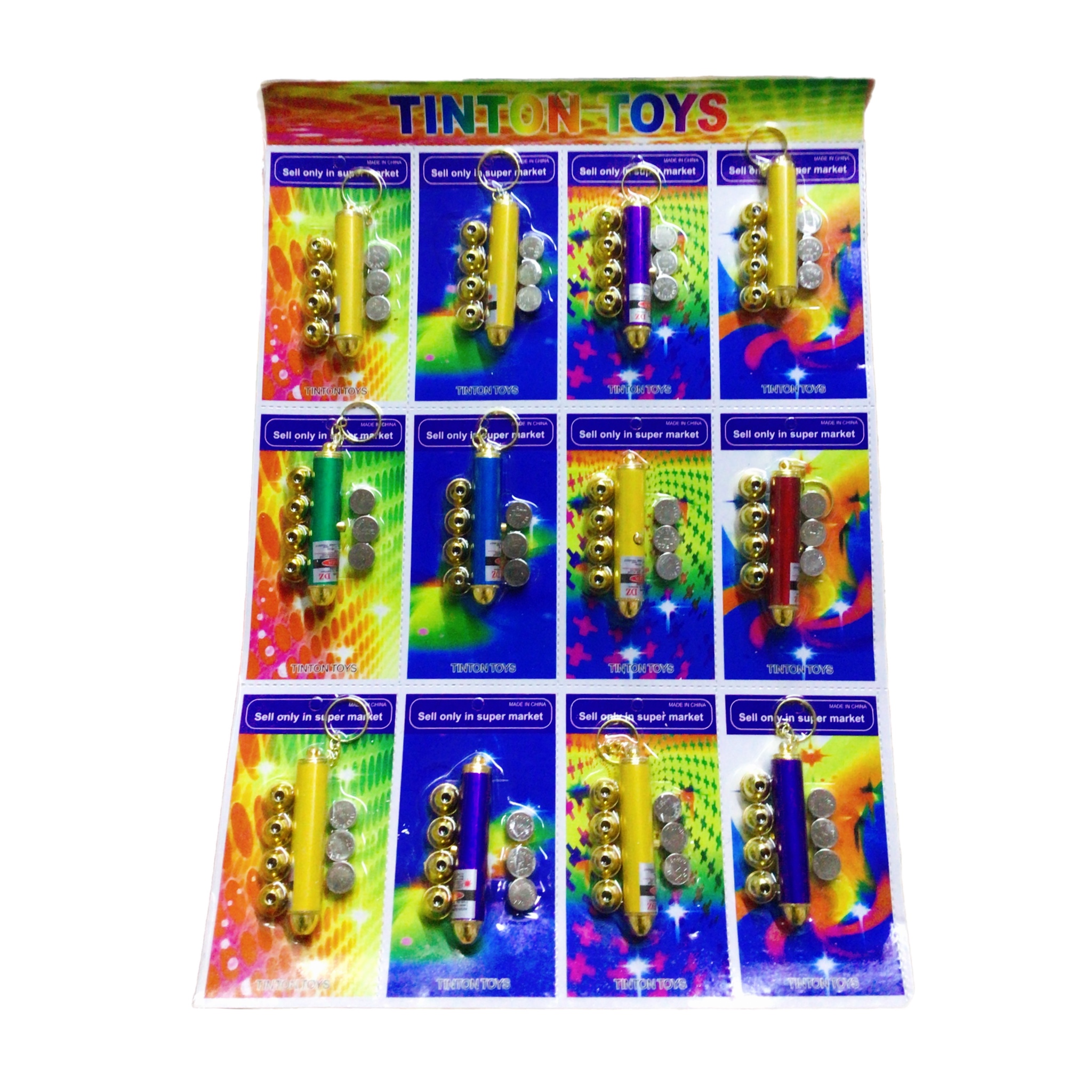 Apuntadores Láser Rojo Planilla Con 12 Piezas