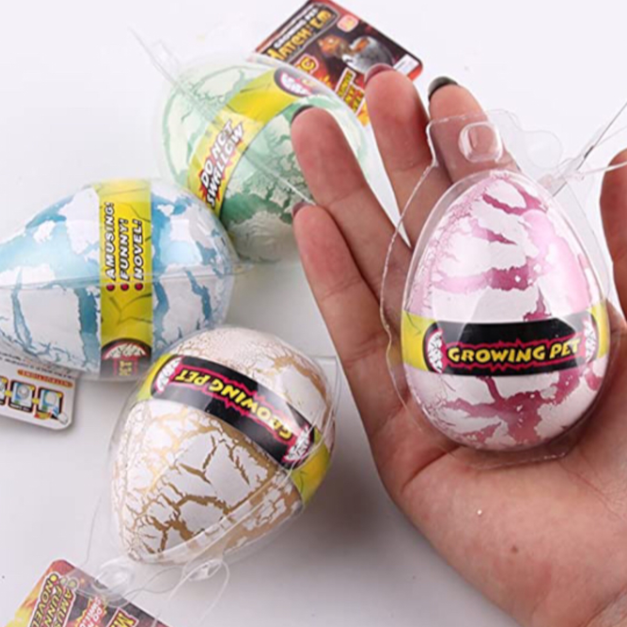 12 Huevo Dinosaurio Crece Agua Económico Juguete Piñata Bolo