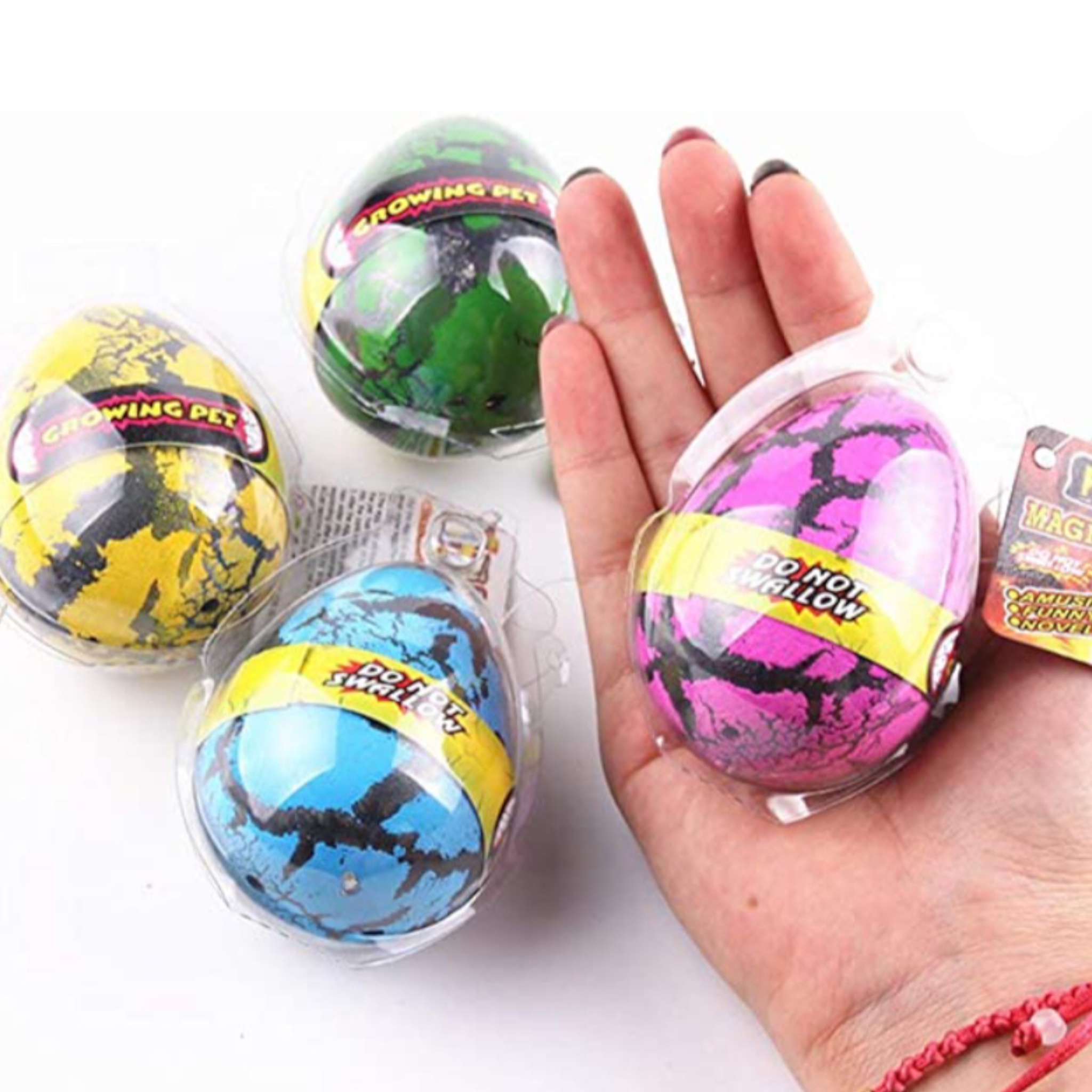 12 Huevo Dinosaurio Crece Agua Económico Juguete Piñata Bolo