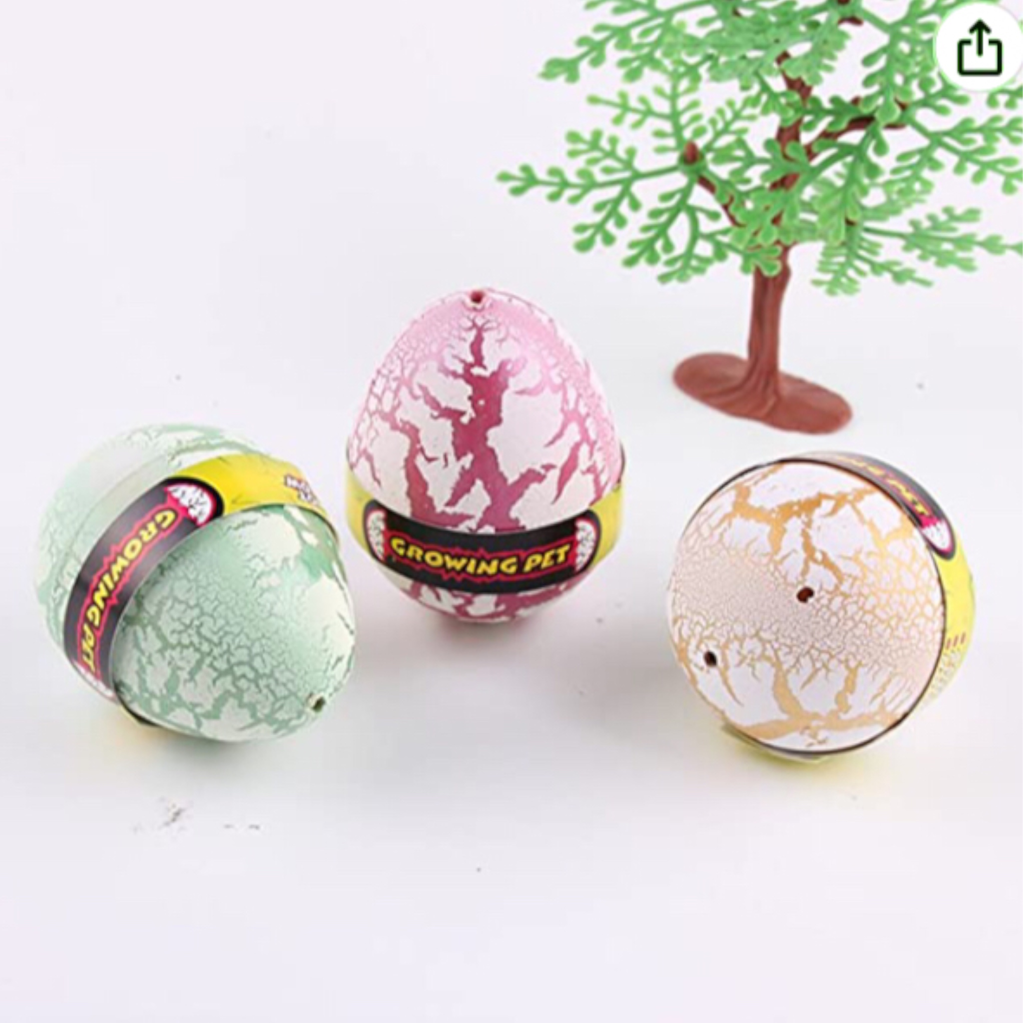 12 Huevo Dinosaurio Crece Agua Económico Juguete Piñata Bolo