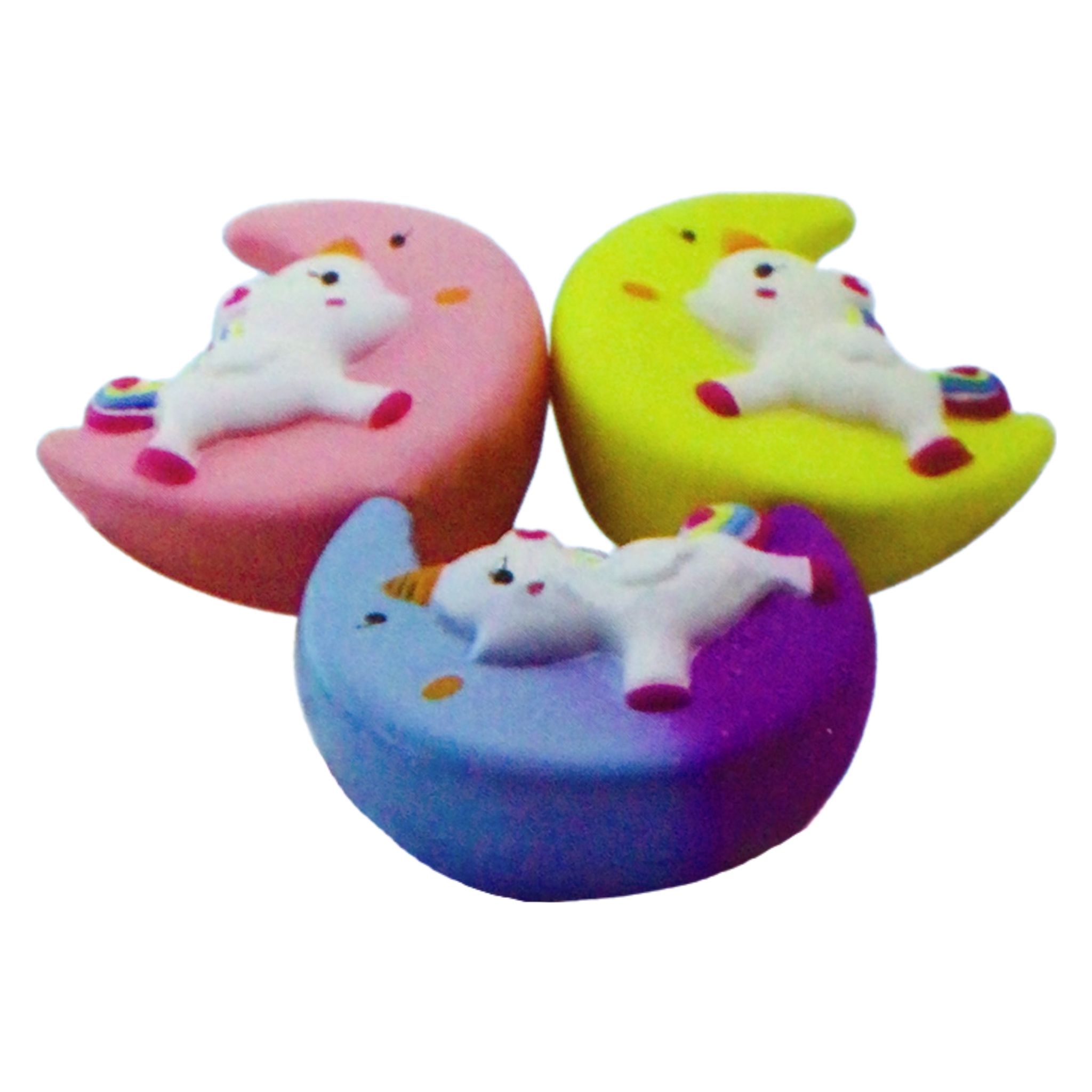 Squishy Luna Unicornio Juguete Antiestrés Caja 12pz