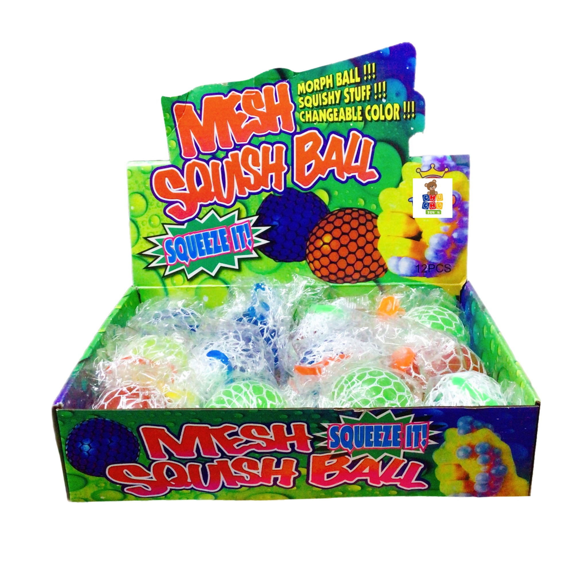 12 Pelotas Antiestres Cerebro Squishy Hidrogel Sensorial Bal