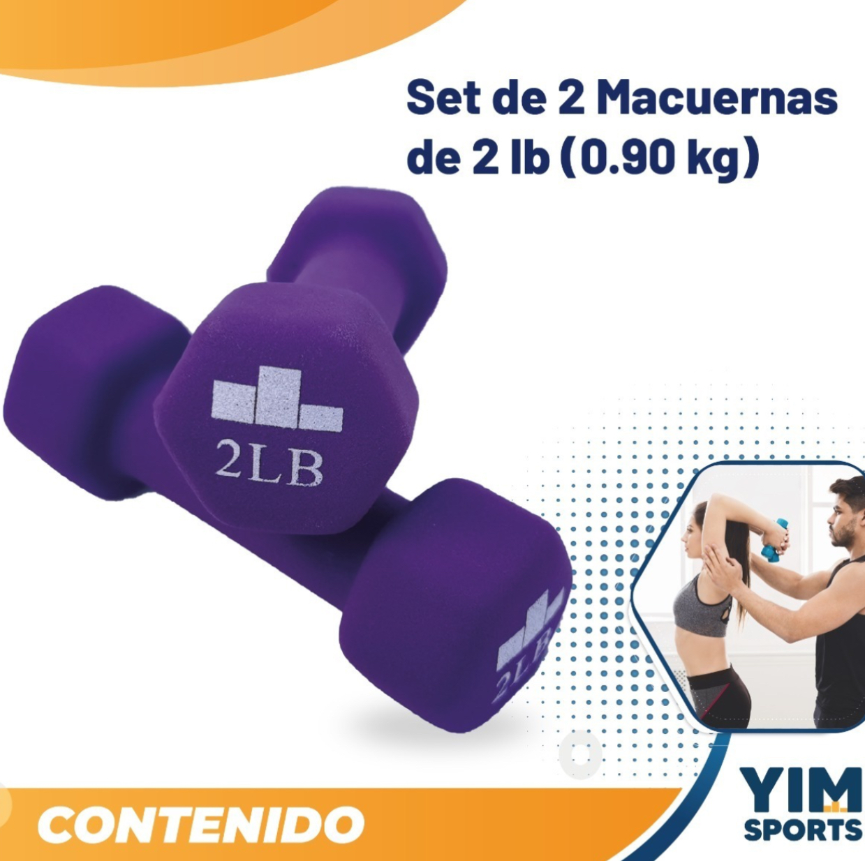 Kit X 6 Mancuernas O Pesas 10 Kilos 20 Libras Ejercicio