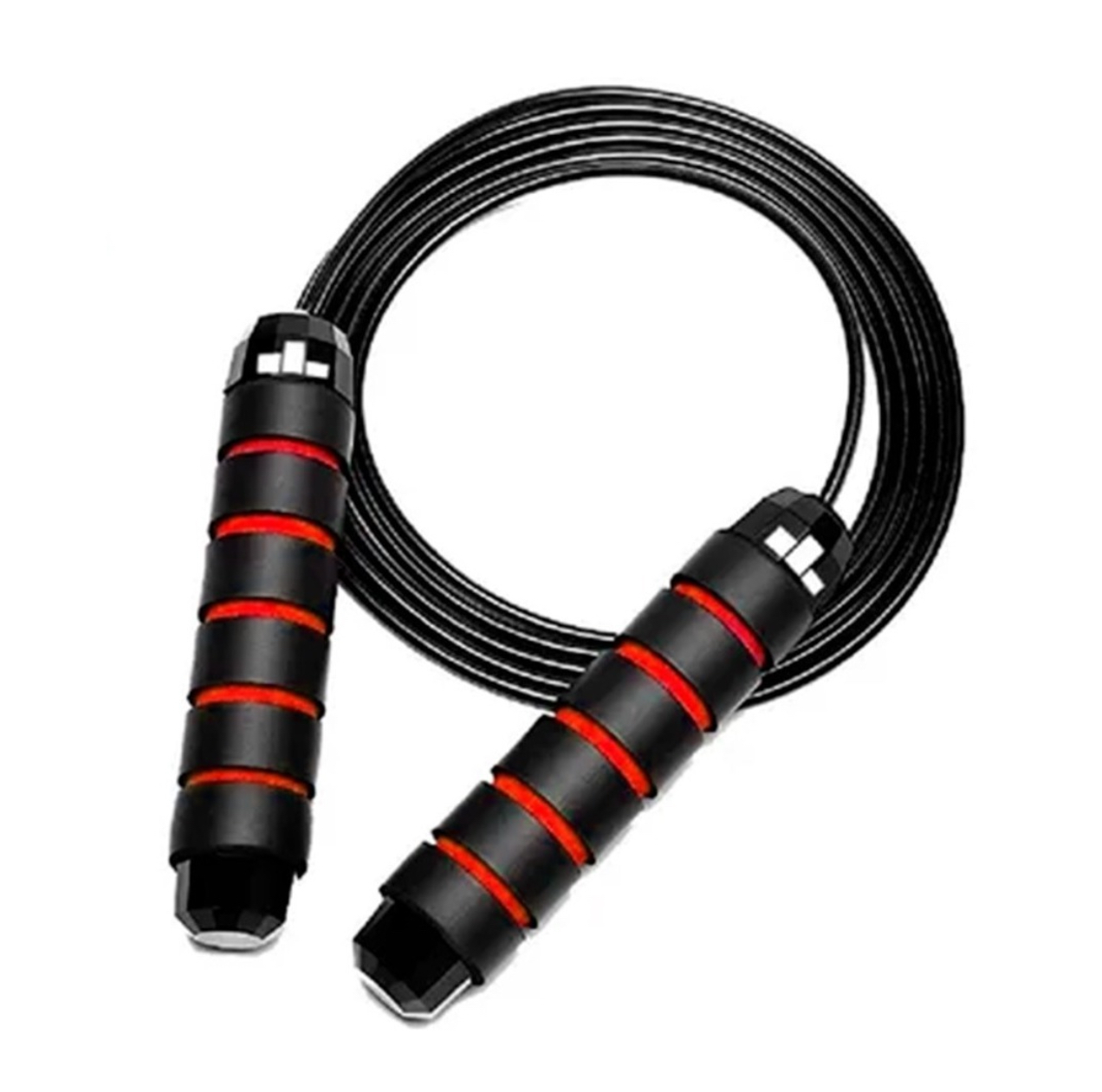 Cuerda Para Saltar De 300 Cm Con Mango Antideslizante Color Rojo