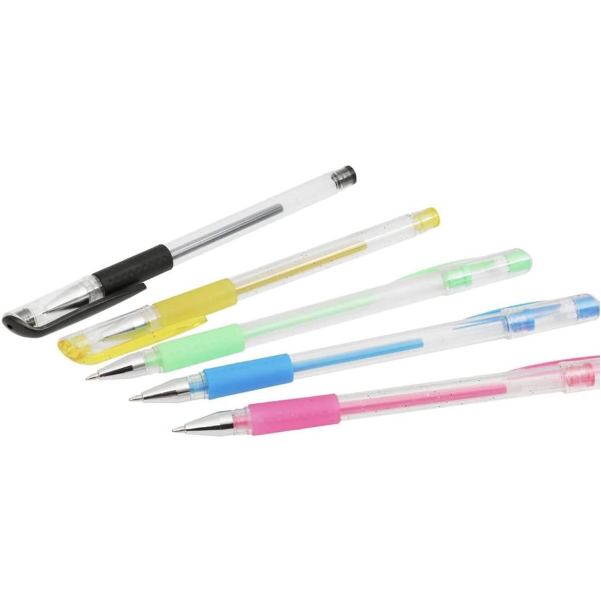 Plumas de Gel de Colores 44 Piezas Best Trading 44PG2SA SMS