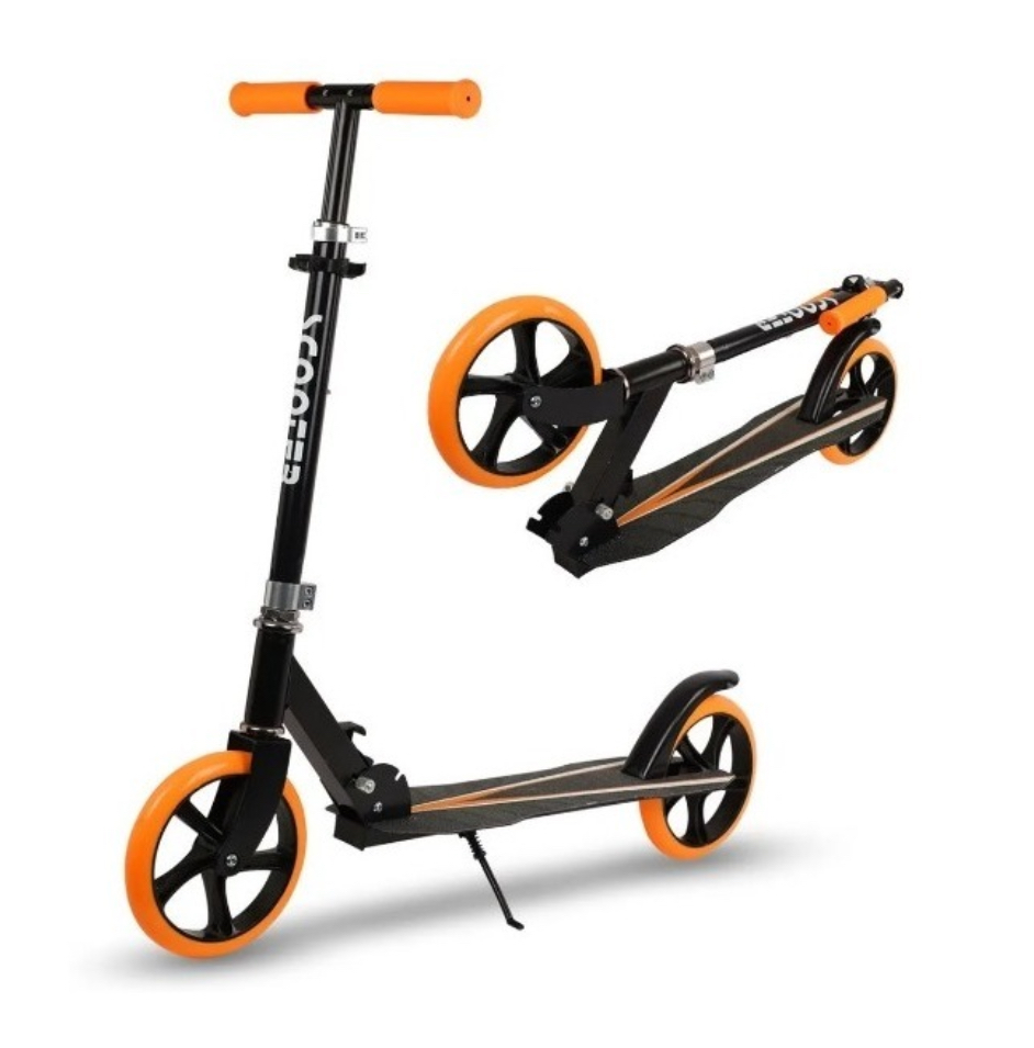 Scooter Mono Patin Del Diablo Ajustable Jovenes Adultos Yim Naranja