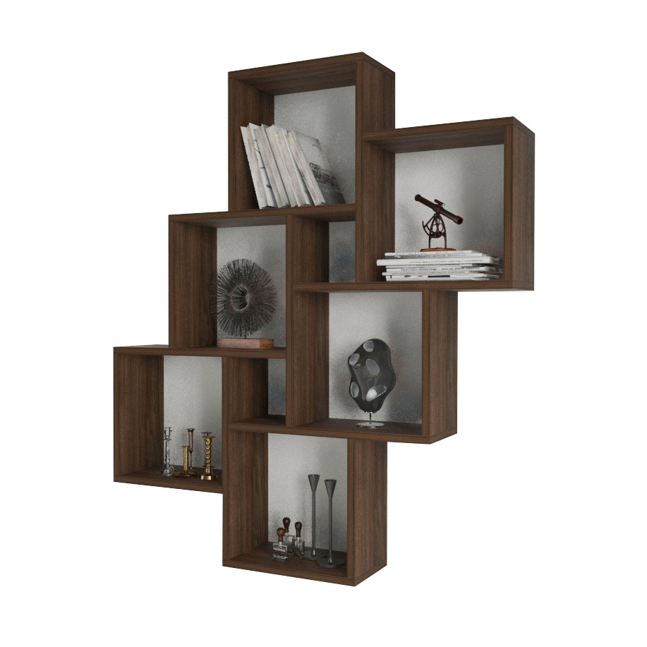 Repisa Flotante Minimalista 6 Cubos Durango