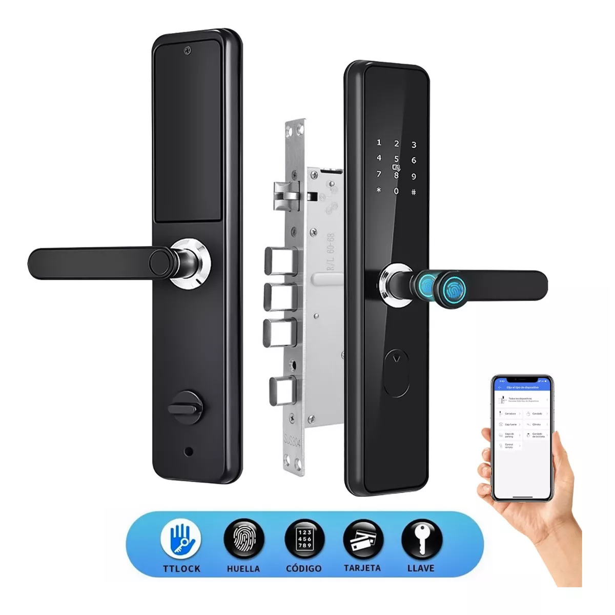 Cerradura Electrónica Inteligente Huella Digital Con App