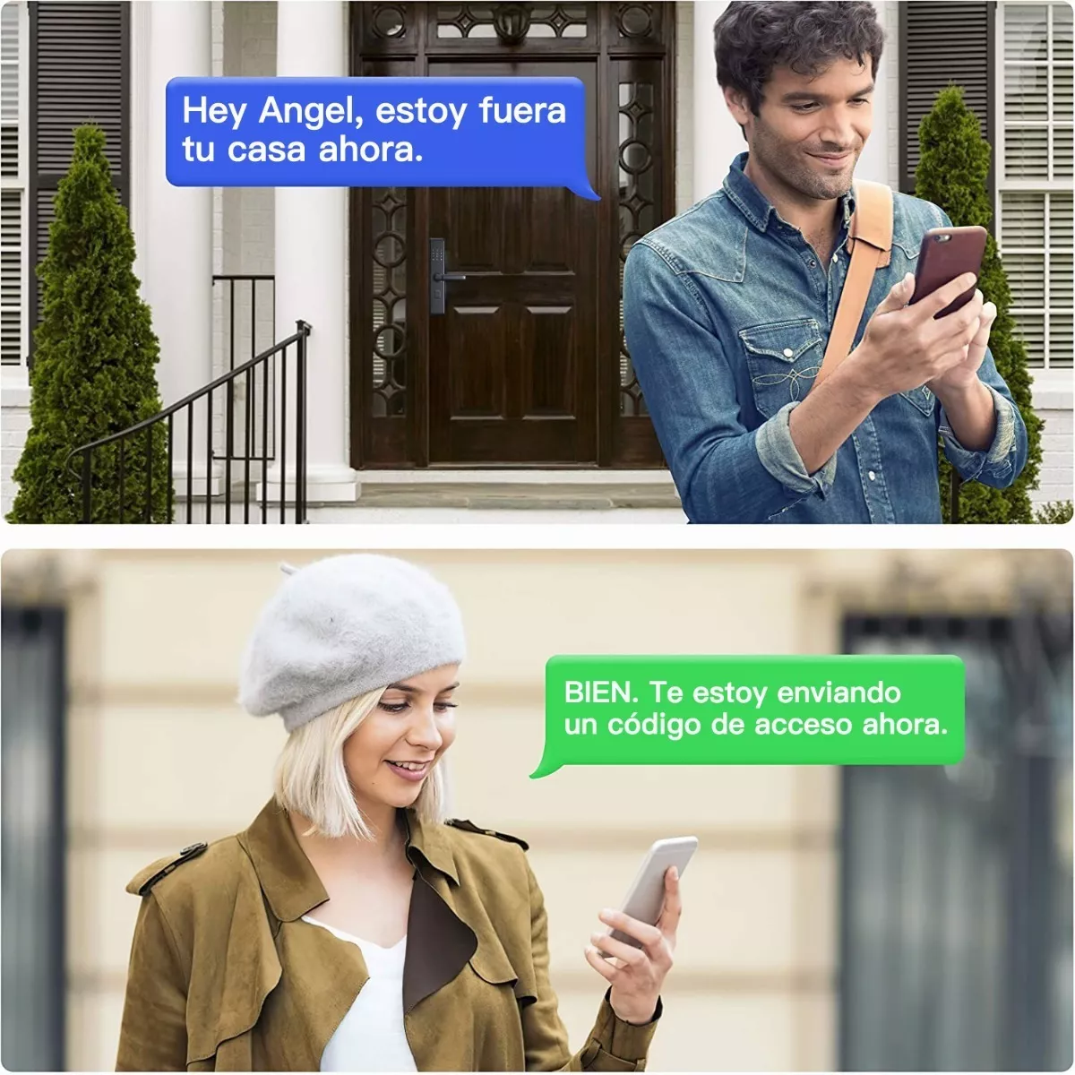 Cerradura Electrónica Inteligente Huella Digital Con App