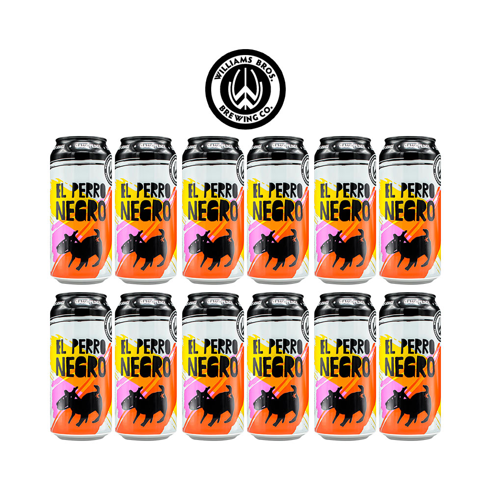 Cerveza El Perro Negro Cans 440ml