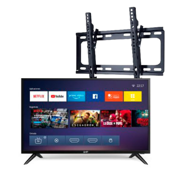 Paquete Ghia TV 32 Pulgadas + Soporte