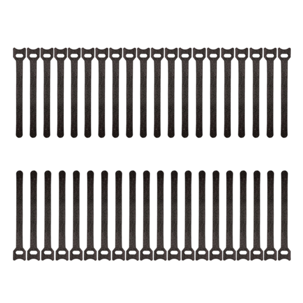 40 Cinchos Sujeta Cable STEREN Velcro 1.2cm ancho 12cm largo