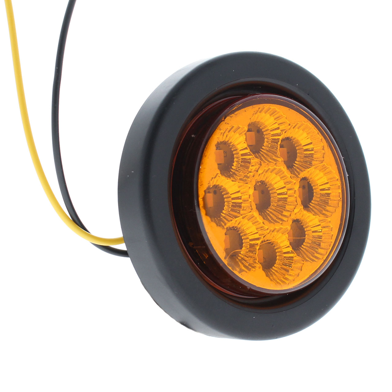 10 Plafon Redondo 9 Led 2 Pulgadas Embutir Caja Camion