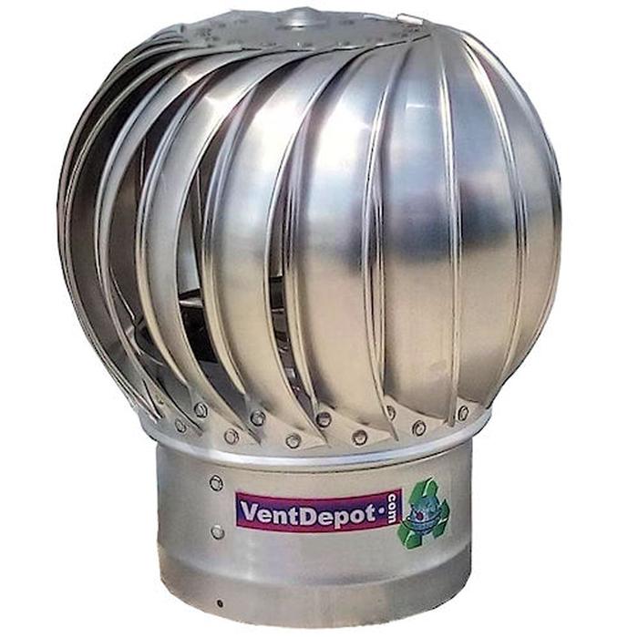 Extractores Gravitatorios Horneados, MXNPX-006-1, Garganta de 24" Diámetro, 4469m3/hr, Turbina, Base Plana Estándar, Pintro, Blanco Ostión,, NatuPintrox