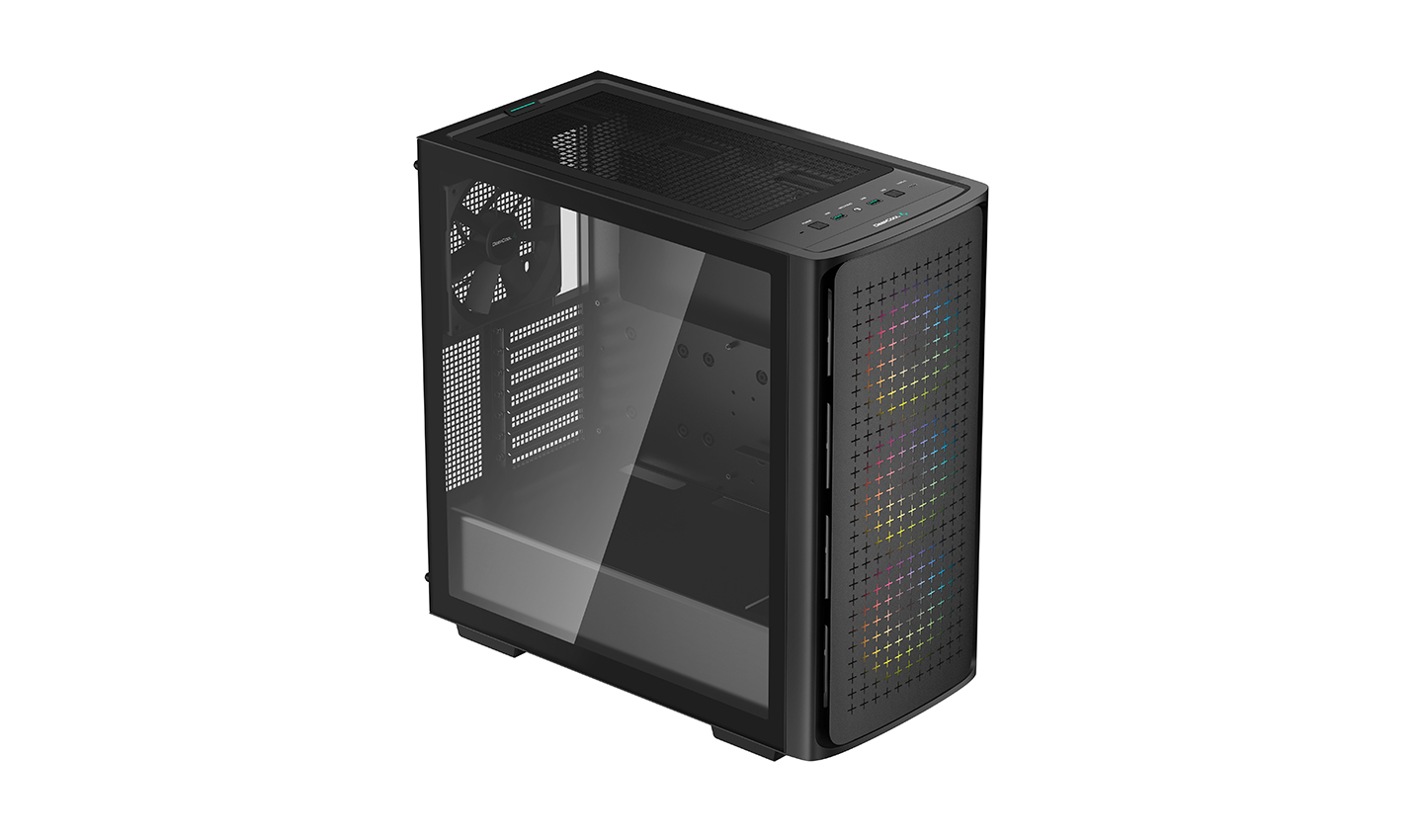 Gabinete Gamer DeepCool CK560 Cristal Templado RGB Midi-Tower, Mini-ITX/Micro-ATX/ATX/E-ATX
