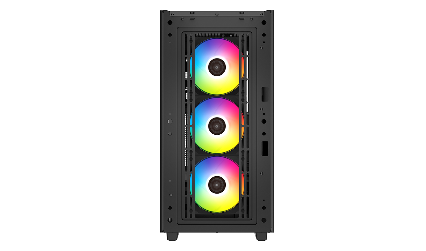 Gabinete Gamer DeepCool CK560 Cristal Templado RGB Midi-Tower, Mini-ITX/Micro-ATX/ATX/E-ATX