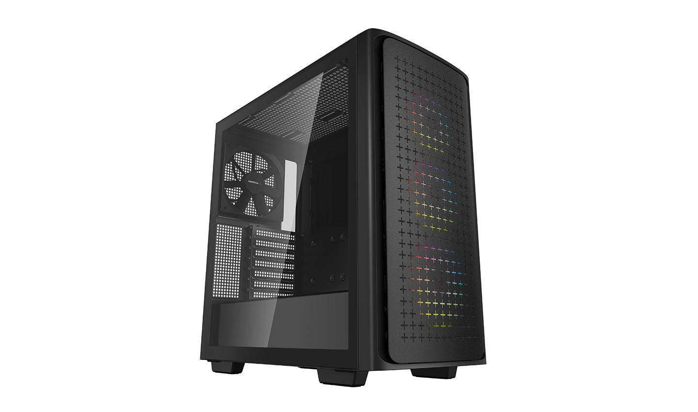 Gabinete Gamer DeepCool CK560 Cristal Templado RGB Midi-Tower, Mini-ITX/Micro-ATX/ATX/E-ATX