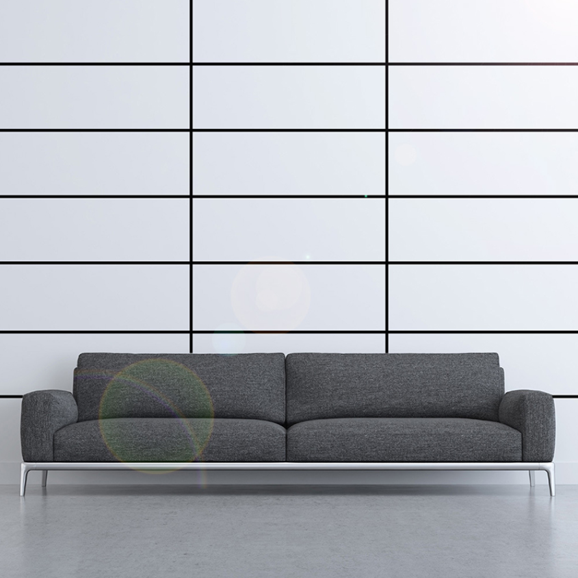 Cinta Decorativa Autoadhesiva Negra 1 cm x 50 m