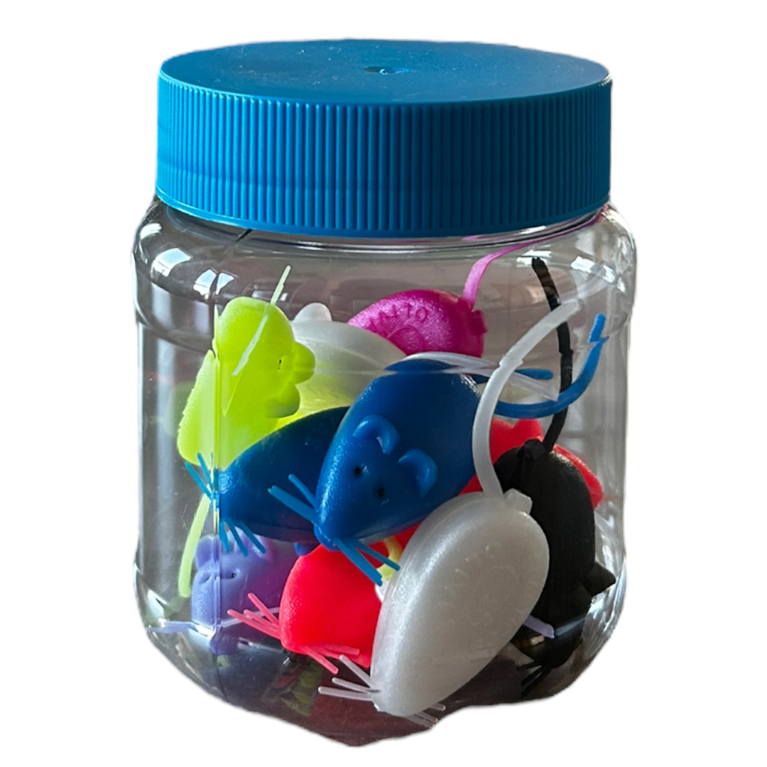 Ratones De Plastico Para Guardar Dientes Bote Con 20 Piezas