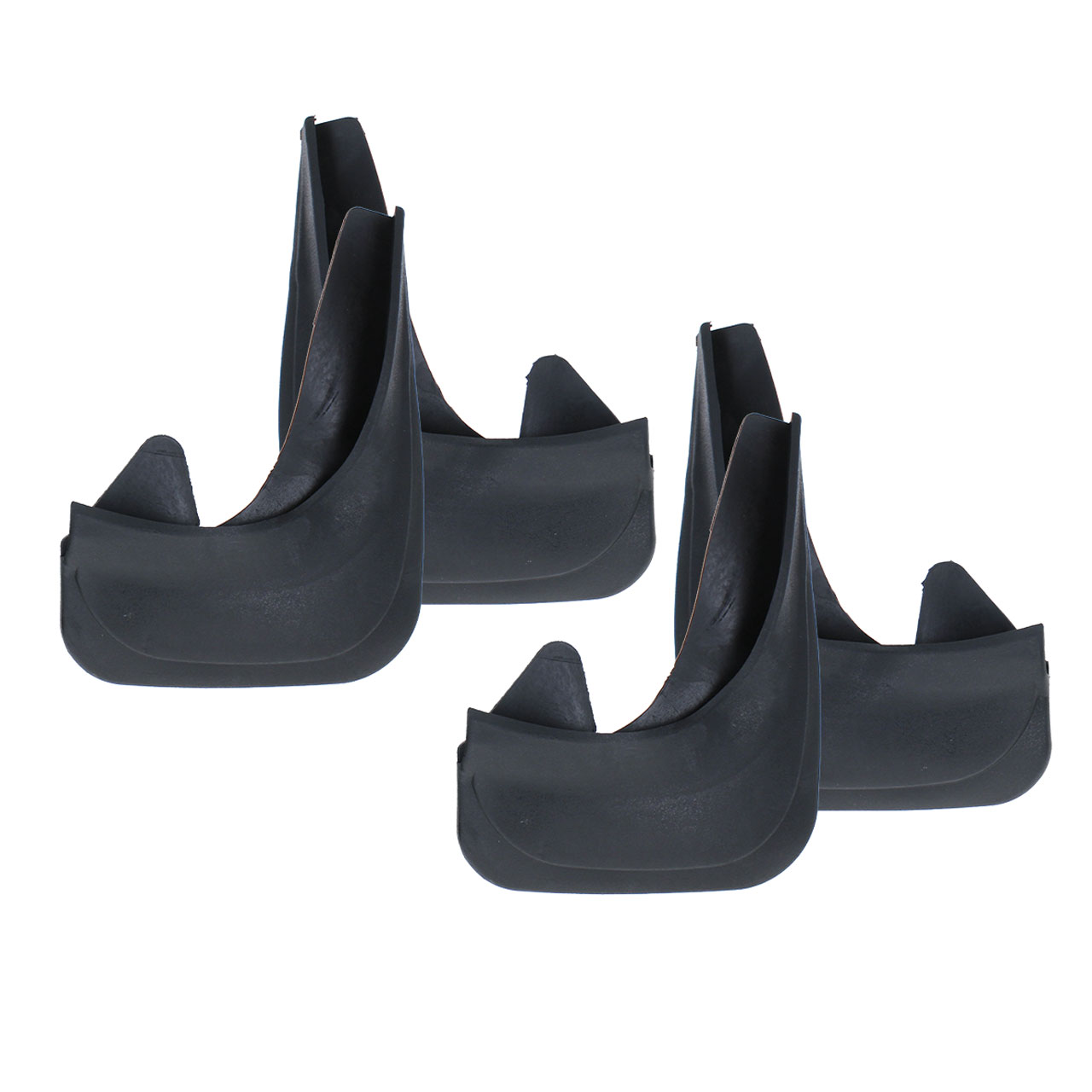 4 Loderas Pantaletas Universal Hule Flexible Para Auto