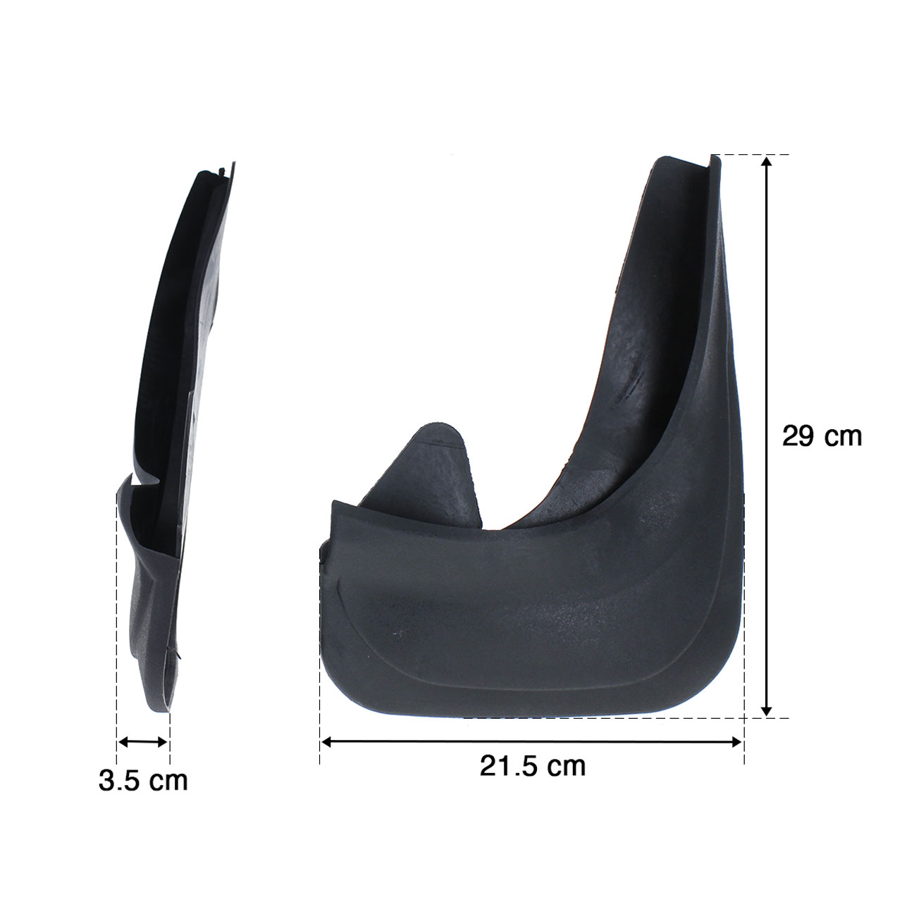 4 Loderas Pantaletas Universal Hule Flexible Para Auto