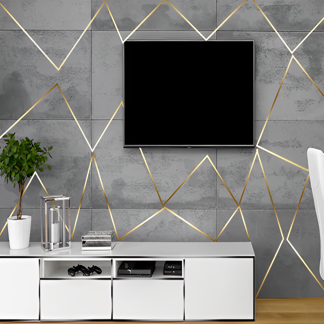 Cinta Decorativa Autoadhesiva Dorada 1 cm x 50 m