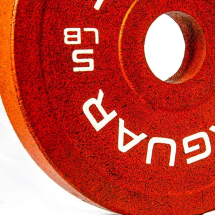 BUMPER JAGUAR Par De Discos de Caucho 5 Lbs Crossfit Gym