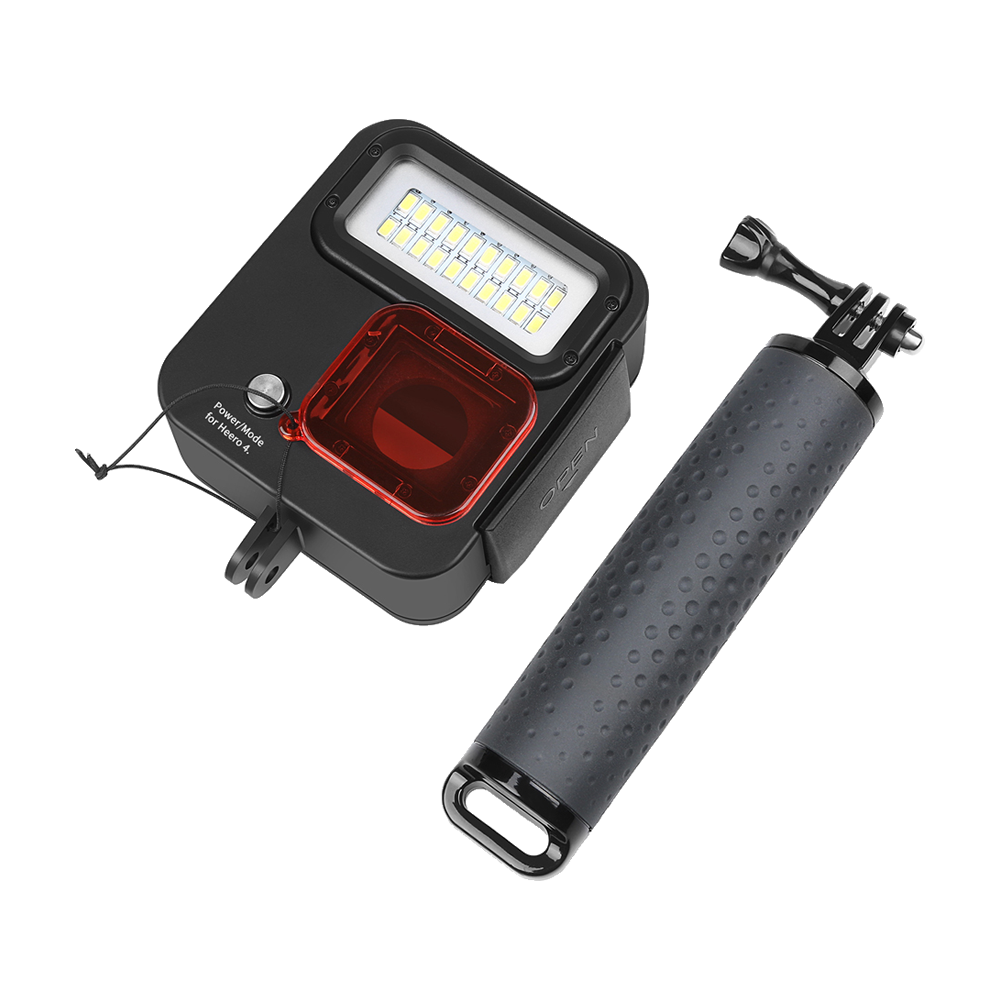 Lámpara LED Sumergible con Carcasa Compatible GoPro 7 6 5 4 3