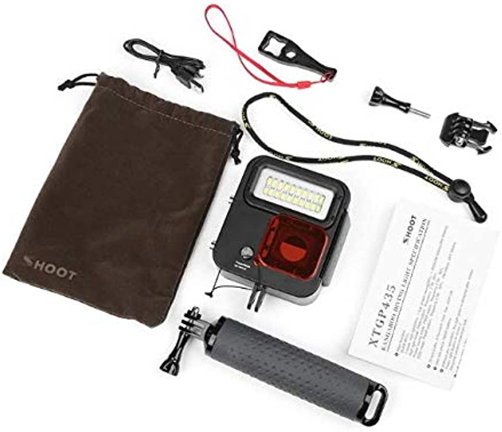 Lámpara LED Sumergible con Carcasa Compatible GoPro 7 6 5 4 3