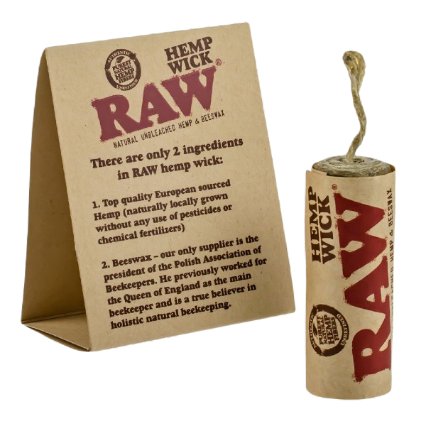 RAW Hemp Wick 6m - Mecha de cáñamo 6m