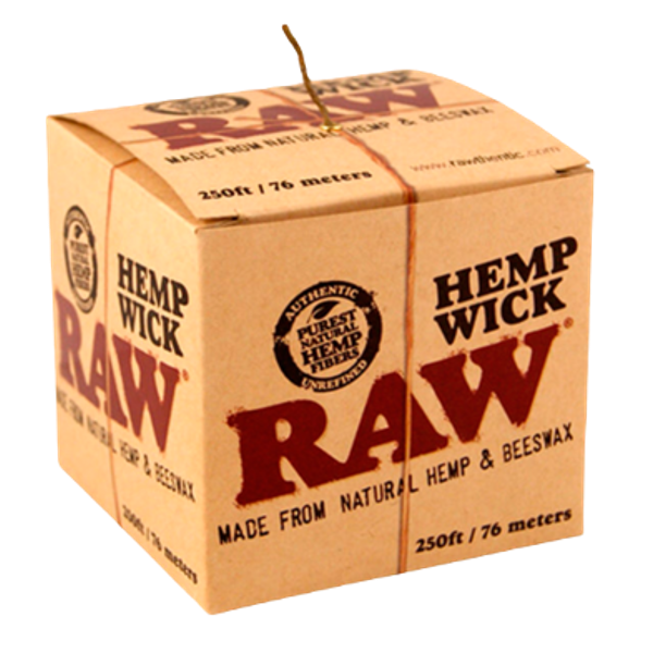 RAW Hemp Wick 76m - Mecha de cáñamo 76m