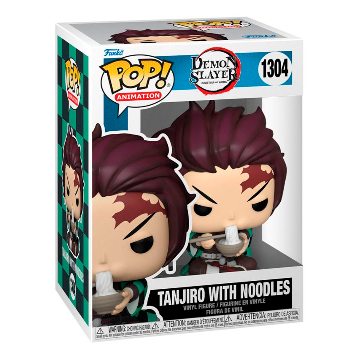 Funko Pop Tanjiro Con Tallarines #1304 Demon Slayer Anime Manga Original