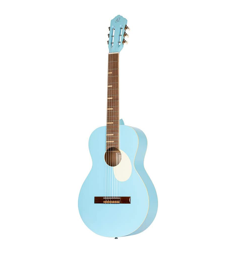 Guitarra Acústica Gaucho Ortega Azul Con Funda