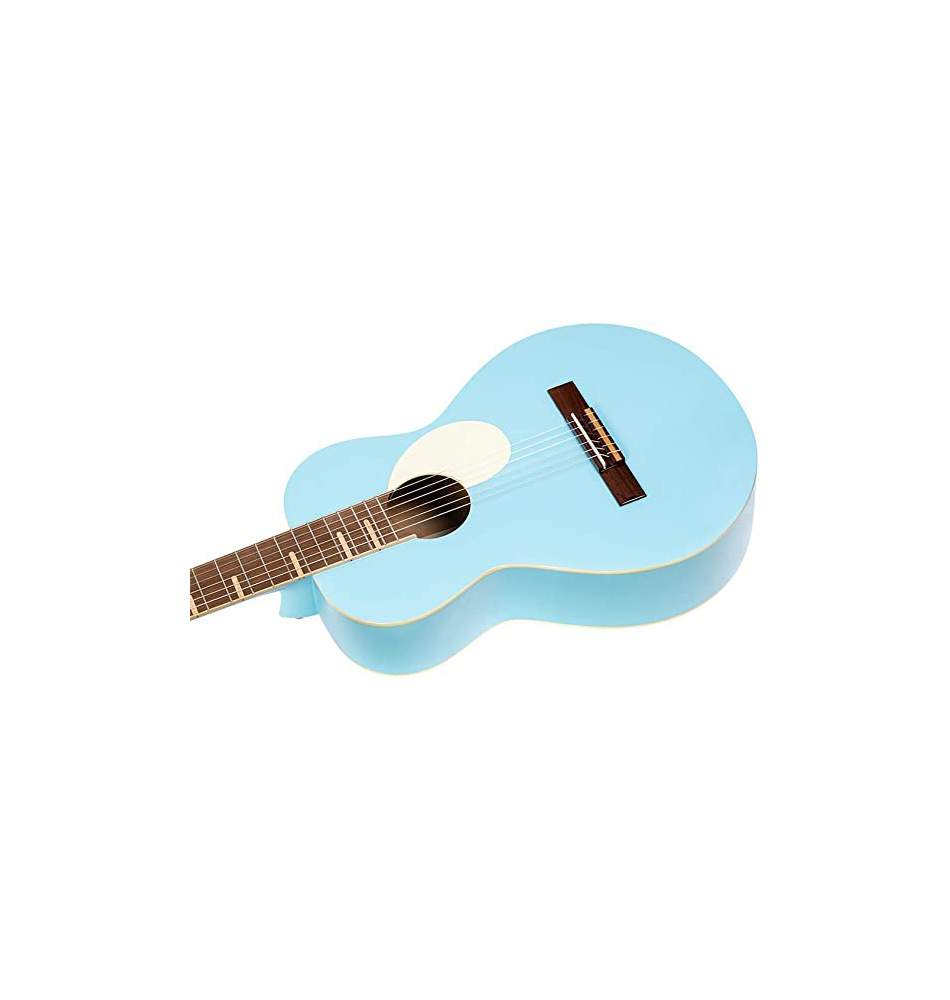 Guitarra Acústica Gaucho Ortega Azul Con Funda