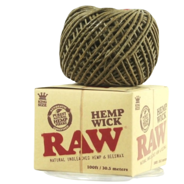 RAW Hemp Wick 30.5m - Mecha de cáñamo 30.5m