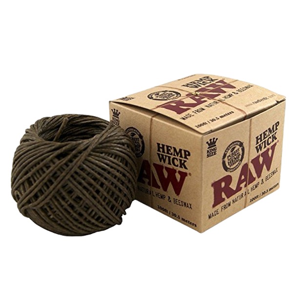RAW Hemp Wick 30.5m - Mecha de cáñamo 30.5m