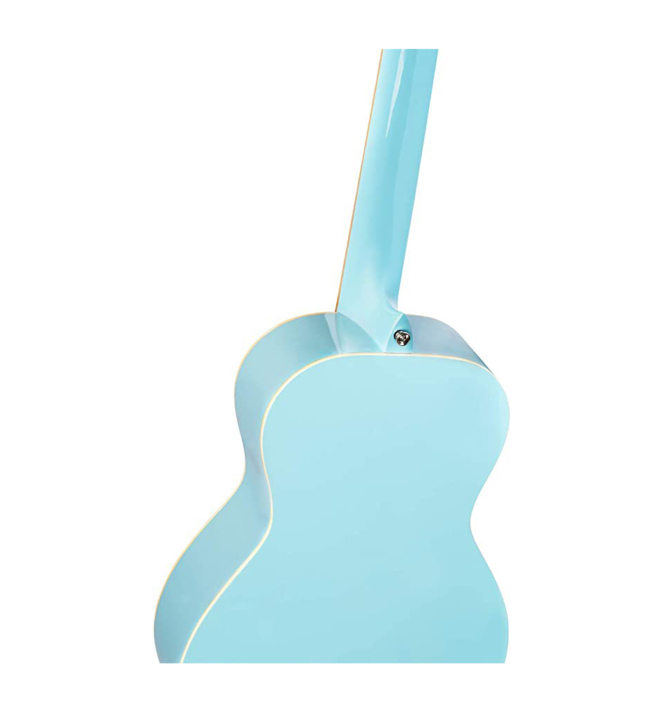 Guitarra Acústica Gaucho Ortega Azul Con Funda