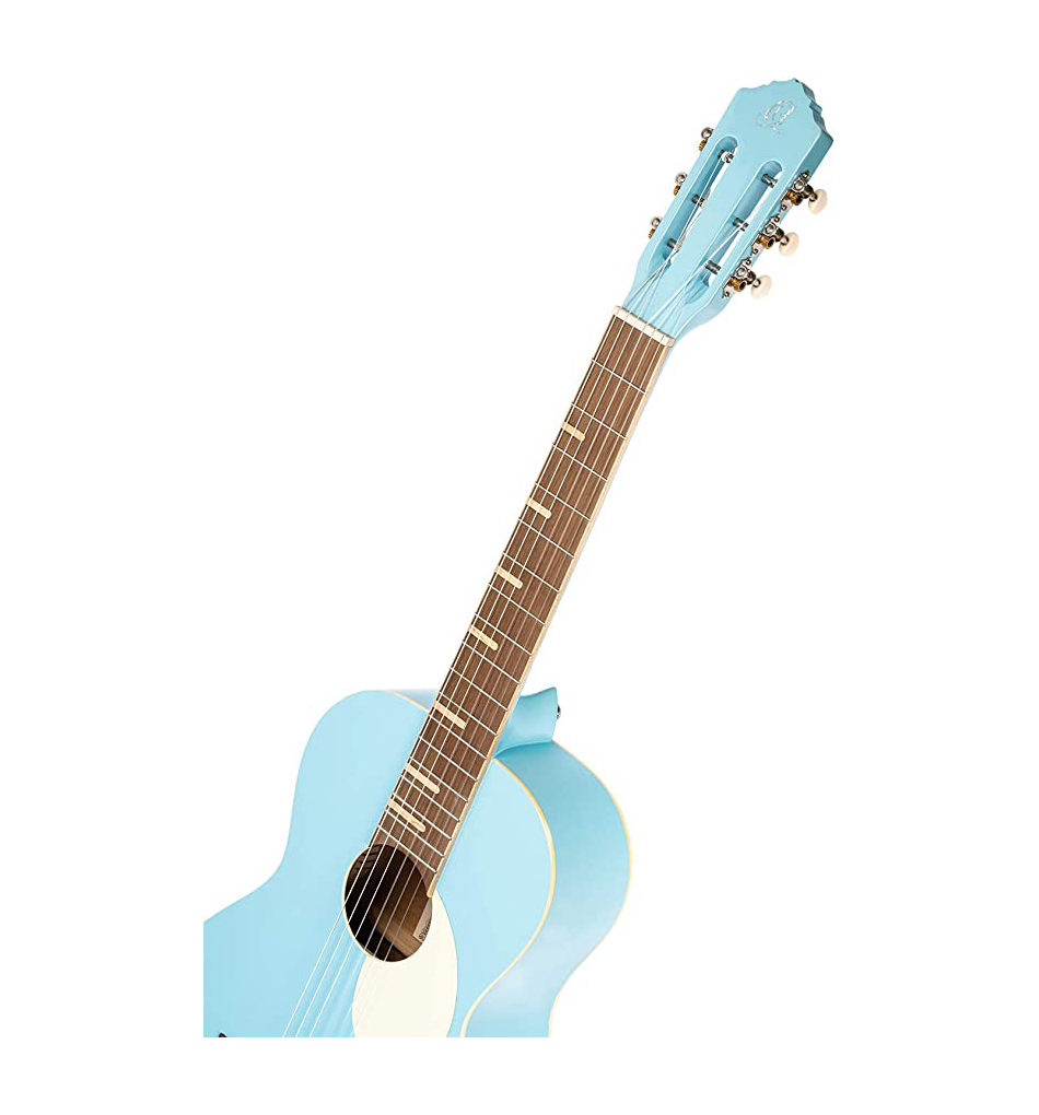 Guitarra Acústica Gaucho Ortega Azul Con Funda