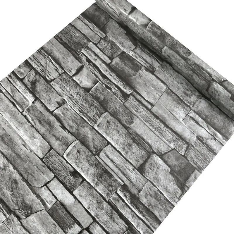 Papel Tapiz Adherible 10m X 45cm Piedra Laja Cantera Tp05