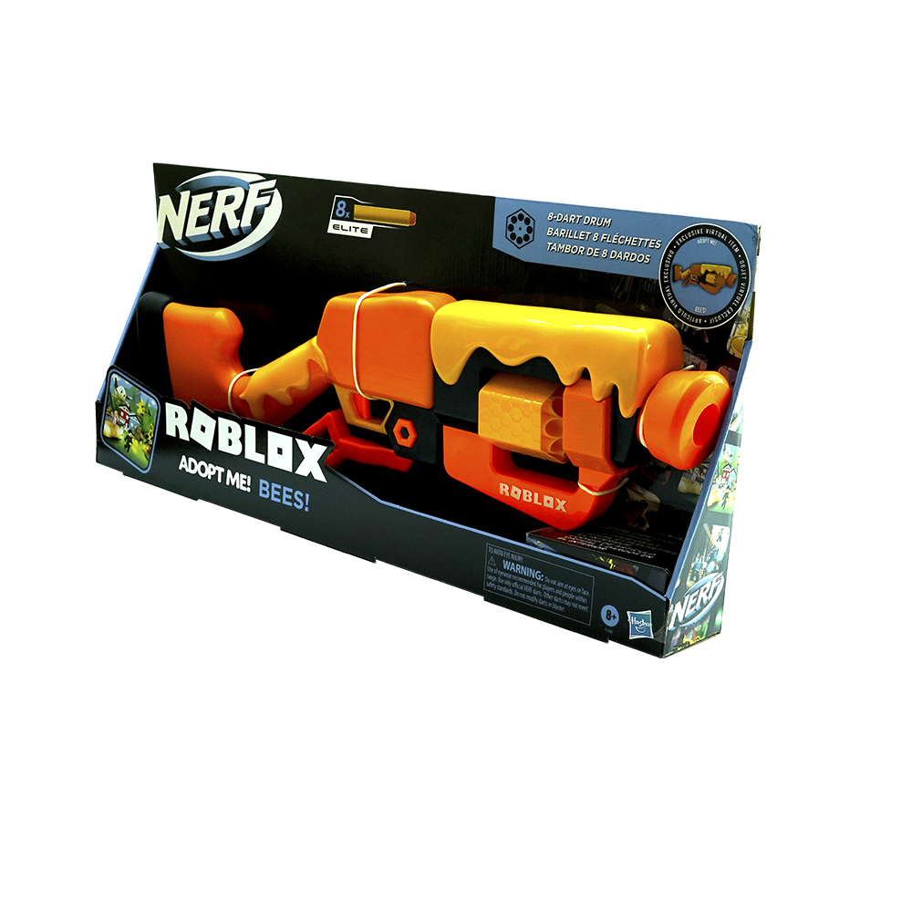 Hasbro F2486 Nerf Roblox Adopt Me!: BEES! Lever Action Blaster, 1 - Fry's  Food Stores