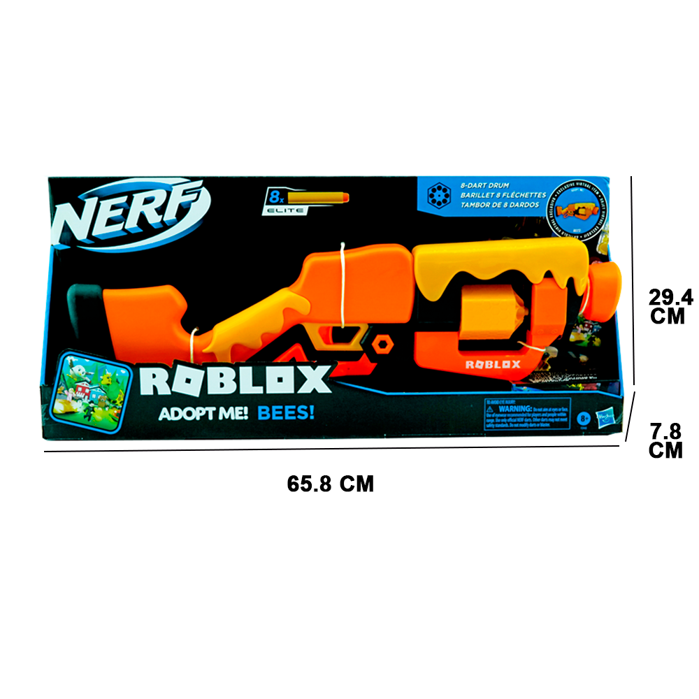 Lanzador Hasbro F2486 Nerf Roblox Adopt Me Bees