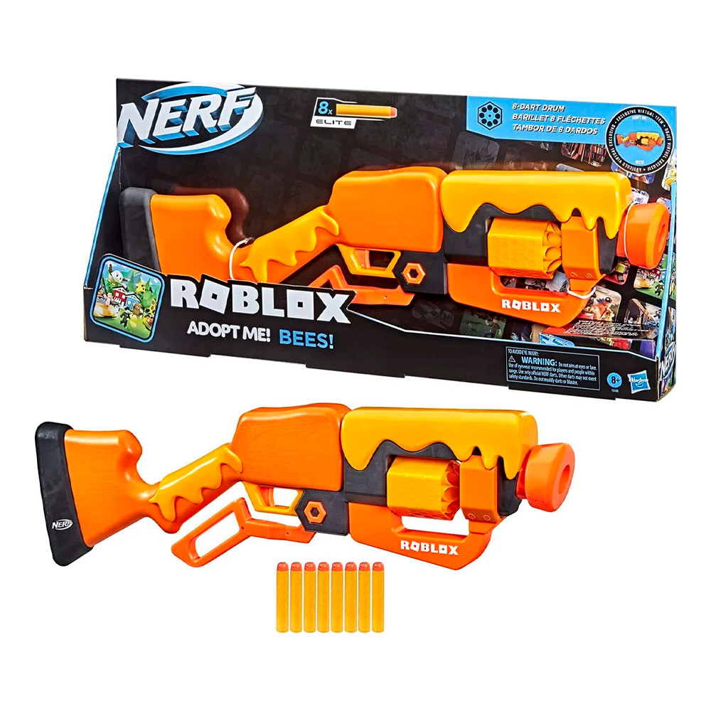 Lanzador Hasbro F2486 Nerf Roblox Adopt Me Bees