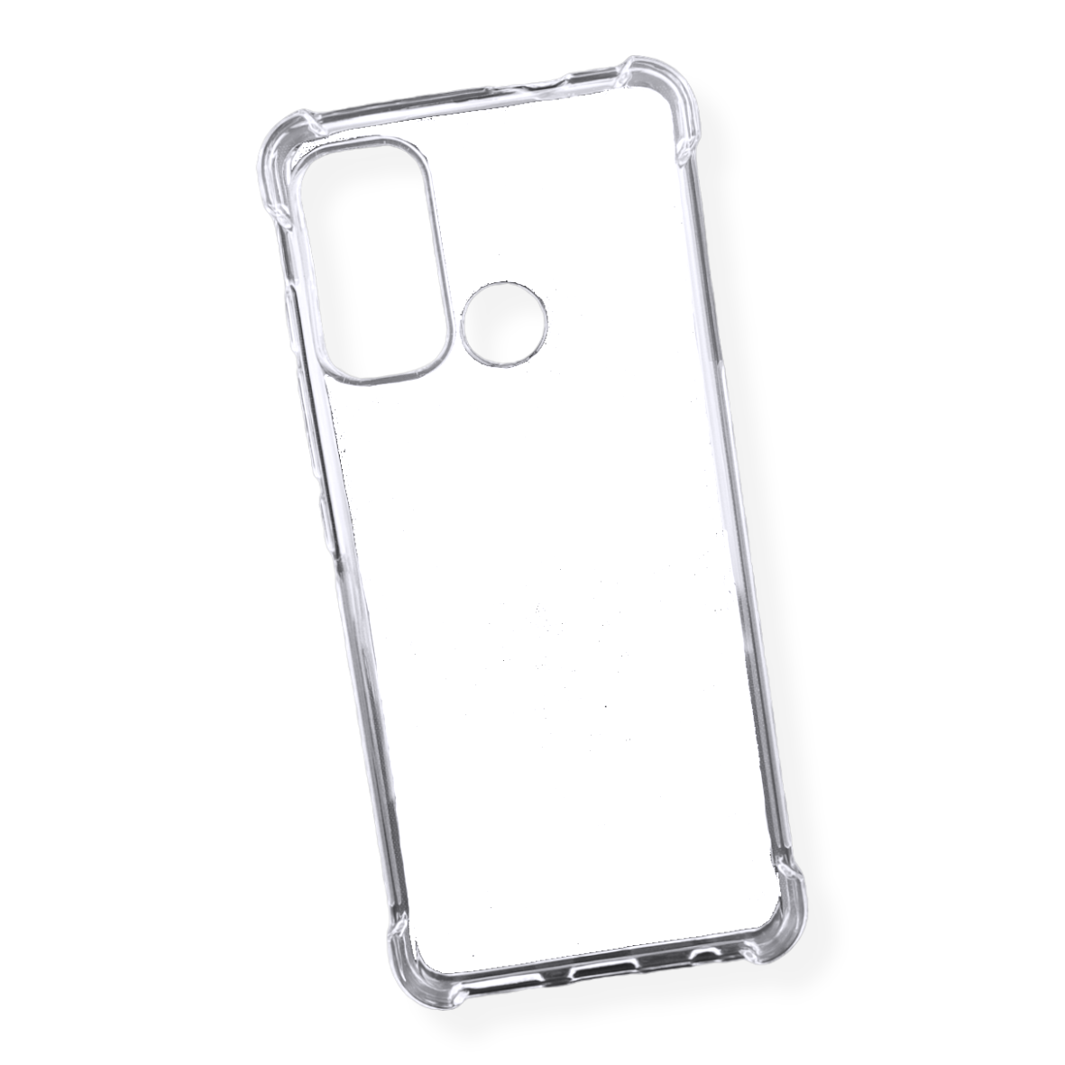 KIT Funda + Mica 9D para Motorola MOTO G60 Diseño Antishock Transparente