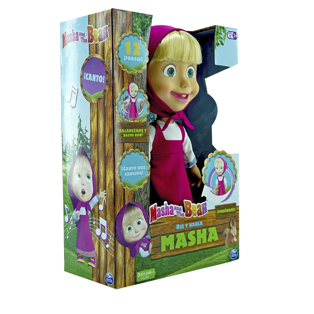 Muñeca Masha Spin Master 6059577 Interactiva 12 Frases