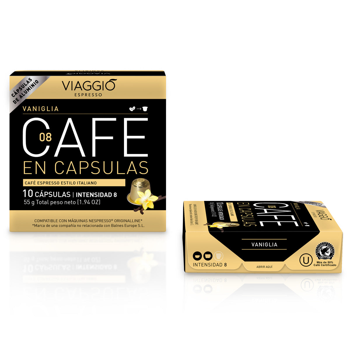 3 PACK CÁPSULAS, VANIGLIA, NESPRESSO, VIAGGIO
